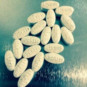 Gray Bugatti MDMA Pills