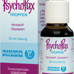 Psychopax Diazepam 12.5mg 20ml Drops