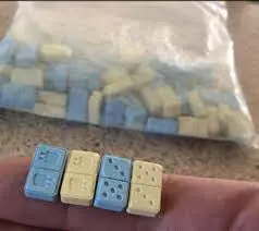 Blue Domino MDMA Pills